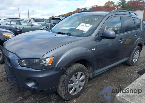 2012 Mitsubishi Outlander Es из США, поврежденный, VIN JA4AS2AW0CU002268